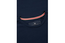 Koszulka Pit Bull Slim Fit Lycra Small Logo '21 - Granatowa