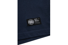 Koszulka Pit Bull Slim Fit Lycra Small Logo '21 - Granatowa