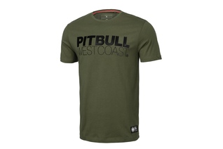 Koszulka Pit Bull Slim Fit Lycra TNT '21 - Oliwkowa