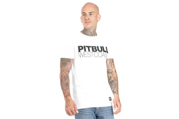 Koszulka Pit Bull Slim Fit Lycra TNT '21 - Biała
