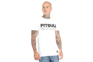 Koszulka Pit Bull Slim Fit Lycra TNT '21 - Biała