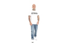 Koszulka Pit Bull Slim Fit Lycra TNT '21 - Biała