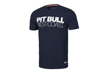 Koszulka Pit Bull Slim Fit Lycra TNT '21 - Granatowa