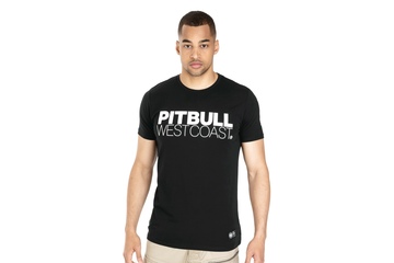 Koszulka Pit Bull Slim Fit Lycra TNT '21 - Czarna