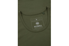 Tank Top Pit Bull Slim Fit Lycra Small Logo '21 - Oliwkowy