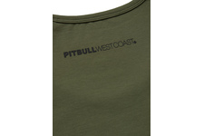 Tank Top Pit Bull Slim Fit Lycra Small Logo '21 - Oliwkowy