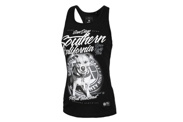 Tank Top damski  Pit Bull Slim Fit So Cal 18 '21 - Czarny