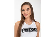 Tank Top damski  Pit Bull Slim Fit Classic Boxing '21 - Biały