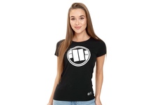 Koszulka damska Pit Bull Slim Fit Big Logo '21 - Czarna