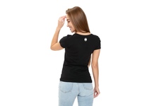 Koszulka damska Pit Bull Slim Fit Big Logo '21 - Czarna