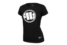 Koszulka damska Pit Bull Slim Fit Big Logo '21 - Czarna