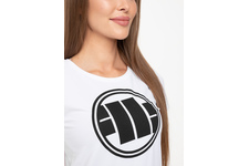 Koszulka damska Pit Bull Slim Fit Big Logo '21 - Biała