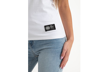 Koszulka damska Pit Bull Slim Fit Big Logo '21 - Biała