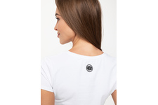 Koszulka damska Pit Bull Slim Fit Big Logo '21 - Biała