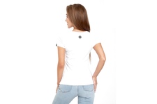 Koszulka damska Pit Bull Slim Fit Big Logo '21 - Biała