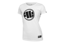 Koszulka damska Pit Bull Slim Fit Big Logo '21 - Biała