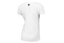 Koszulka damska Pit Bull Slim Fit Big Logo '21 - Biała