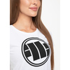 Koszulka damska Pit Bull Slim Fit Big Logo '21 - Biała