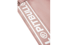 Bluza damska rozpinana z kapturem Pit Bull French Terry Small Logo '21 - Różowa