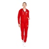 Bluza damska rozpinana z kapturem Pit Bull French Terry Small Logo '21 - Czerwona