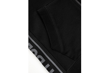 Bluza damska rozpinana z kapturem Pit Bull French Terry Small Logo '21 - Czarna