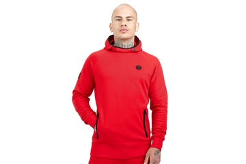 Bluza z kapturem Pit Bull Performance Pro+ Skylark '21 - Czerwona