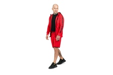 Bluza rozpinana z kapturem Pit Bull Performance Pro+ Thelborn '21 - Czerwona