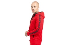 Bluza rozpinana z kapturem Pit Bull Performance Pro+ Thelborn '21 - Czerwona