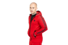 Bluza rozpinana z kapturem Pit Bull Performance Pro+ Thelborn '21 - Czerwona