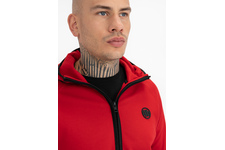 Bluza rozpinana z kapturem Pit Bull Performance Pro+ Thelborn '21 - Czerwona
