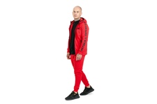 Bluza rozpinana z kapturem Pit Bull Performance Pro+ Thelborn '21 - Czerwona