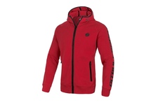 Bluza rozpinana z kapturem Pit Bull Performance Pro+ Thelborn '21 - Czerwona