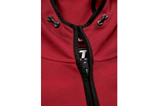 Bluza rozpinana z kapturem Pit Bull Performance Pro+ Thelborn '21 - Czerwona