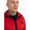 Bluza rozpinana z kapturem Pit Bull Performance Pro+ Thelborn '21 - Czerwona