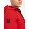 Bluza rozpinana z kapturem Pit Bull Performance Pro+ Thelborn '21 - Czerwona