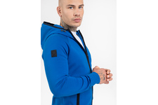 Bluza rozpinana z kapturem Pit Bull Performance Pro+ Thelborn '21 - Niebieska