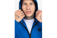 Bluza rozpinana z kapturem Pit Bull Performance Pro+ Thelborn '21 - Niebieska