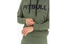 Bluza z kapturem Pit Bull French Terry TNT '21 - Oliwkowa