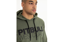 Bluza z kapturem Pit Bull French Terry TNT '21 - Oliwkowa