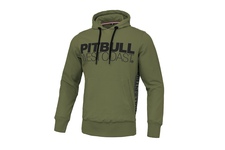 Bluza z kapturem Pit Bull French Terry TNT '21 - Oliwkowa