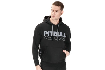 Bluza z kapturem Pit Bull French Terry TNT '21 - Czarna