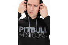 Bluza z kapturem Pit Bull French Terry TNT '21 - Czarna