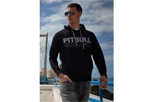 Bluza z kapturem Pit Bull French Terry TNT '21 - Czarna