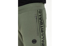 Spodnie dresowe Pit Bull French Terry Small Logo '21 - Oliwkowe