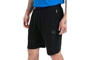 Szorty Pit Bull French Terry 220 Small Logo '21 - Czarne