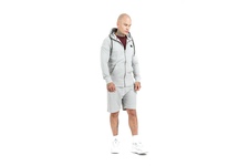 Bluza rozpinana z kapturem Pit Bull French Terry 220  Small Logo '21 - Szara