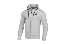 Bluza rozpinana z kapturem Pit Bull French Terry 220  Small Logo '21 - Szara