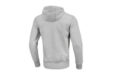 Bluza rozpinana z kapturem Pit Bull French Terry 220  Small Logo '21 - Szara