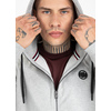 Bluza rozpinana z kapturem Pit Bull French Terry 220  Small Logo '21 - Szara