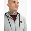 Bluza rozpinana z kapturem Pit Bull French Terry 220  Small Logo '21 - Szara